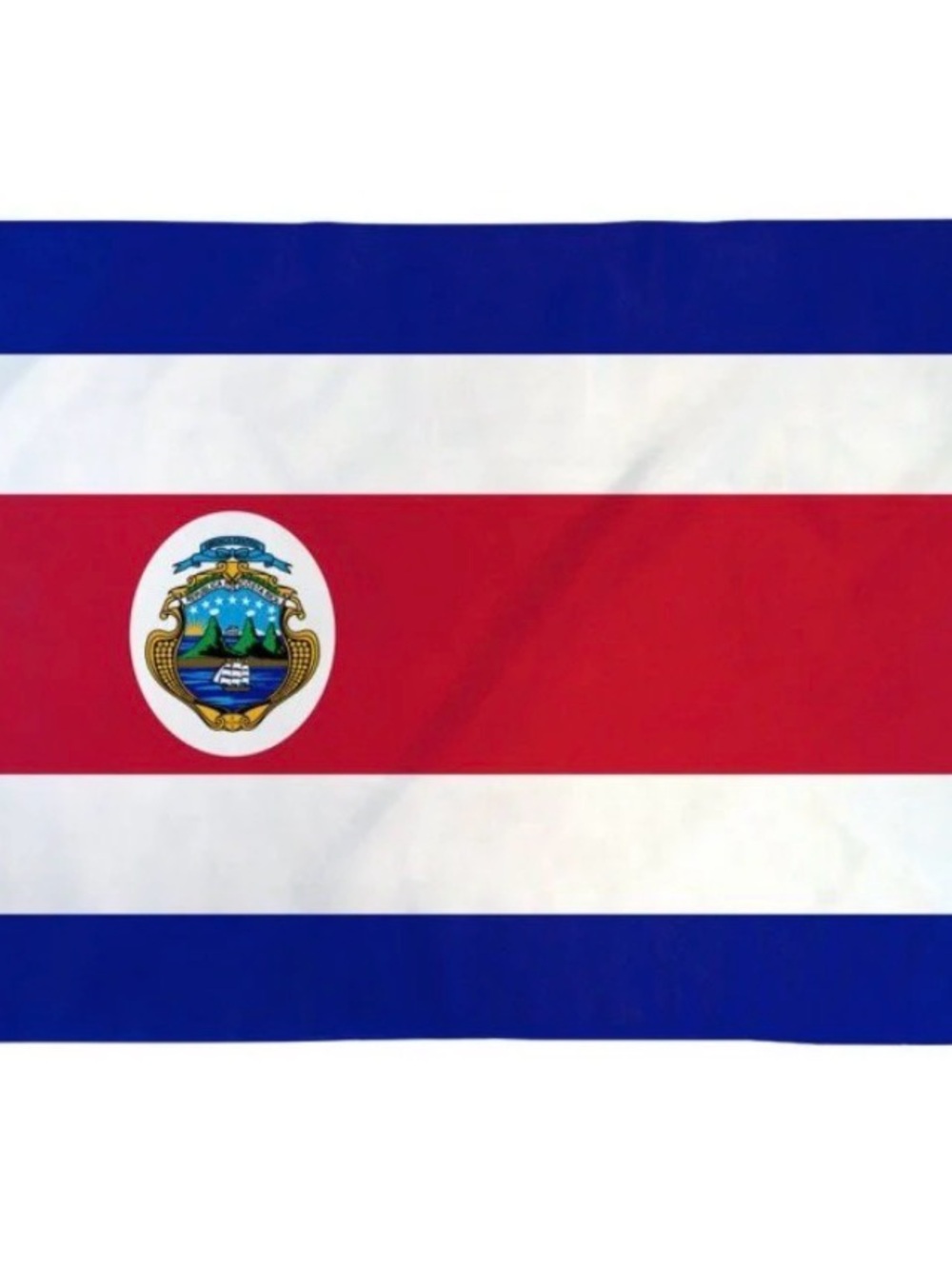 Costa Rica Flag - Red, White & Blue 3 x 5